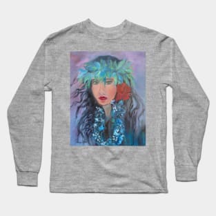 Island Girl, Hula V Long Sleeve T-Shirt